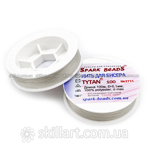 Нитки для бисера Tytan 100 Spark Beads (100м), 2711